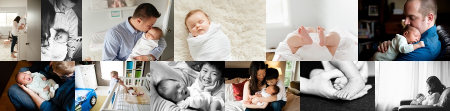 Seattle baby photographer collage