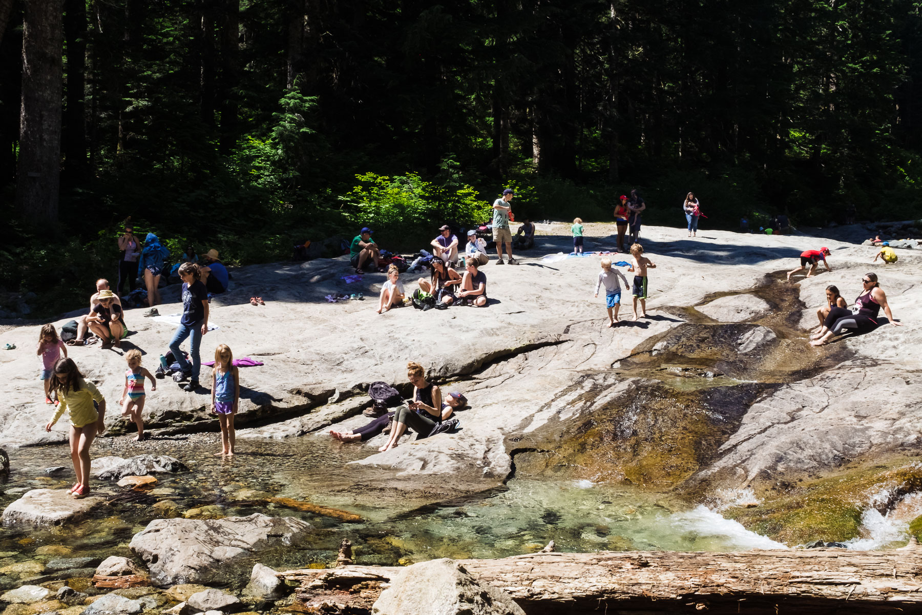 Denny creek hike Mount Baker Snoqualmie national forest