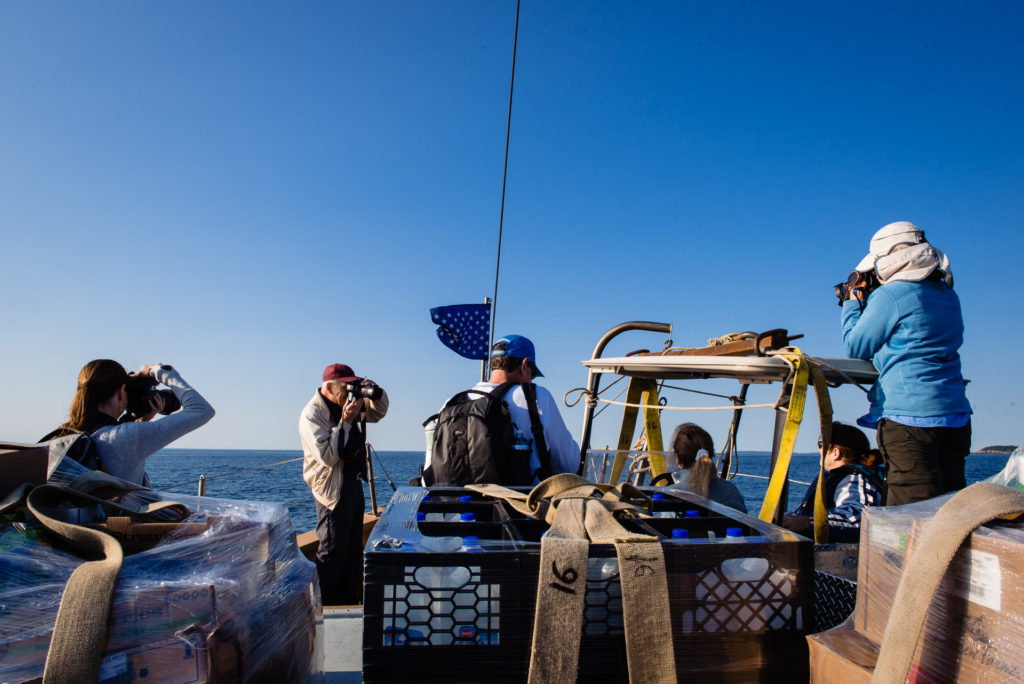 passengers on mail boat